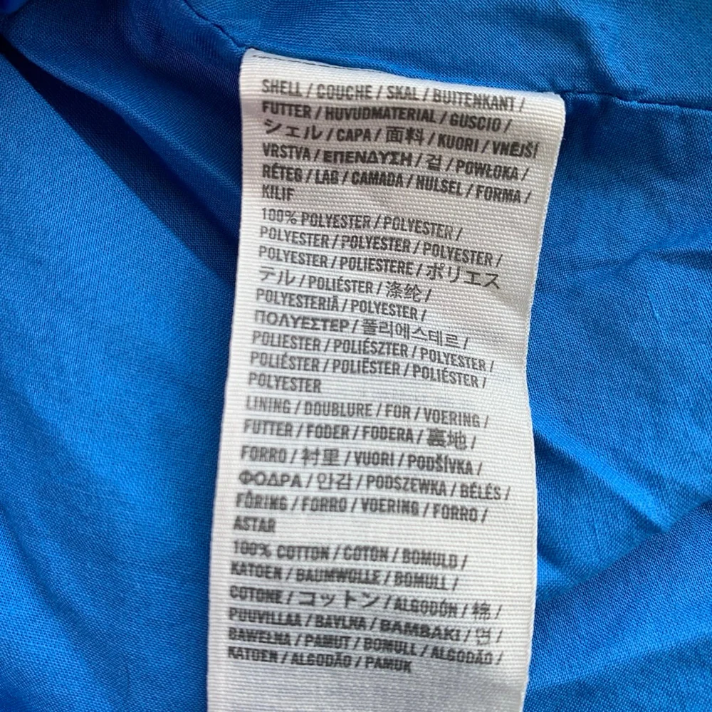 Abercrombie & Fitch Blue Floral Ruffle Tiered Mini Dress Cottagecore Small - Picture 8 of 13